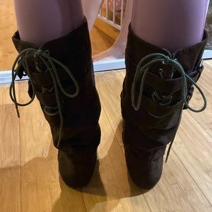 Material girl woman’s brown bonita boot